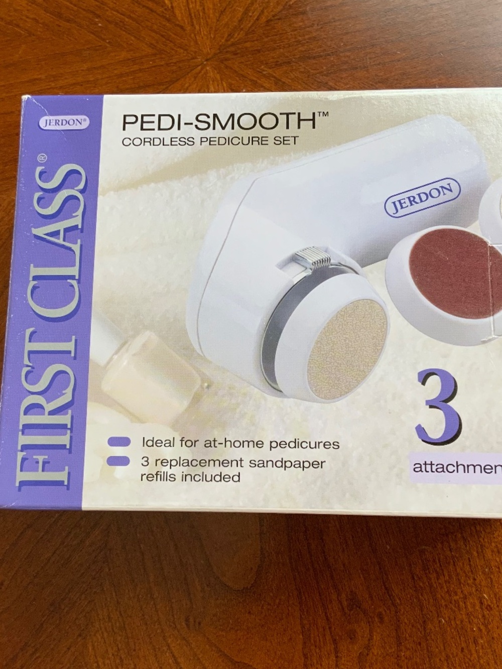 Jerdon pedi-smooth cordless pedicure set
